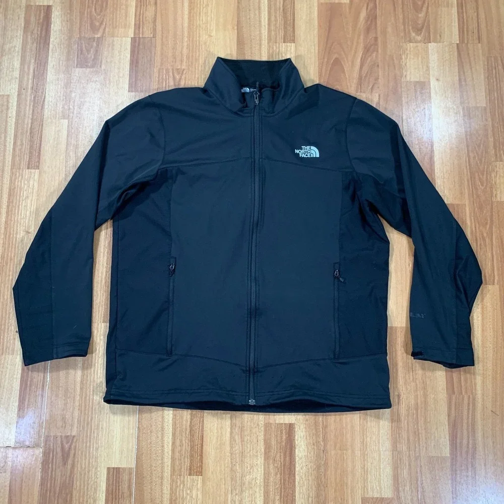 The North Face Pullover Mens Extra Large Gray Full Zip Hiking Windbreaker